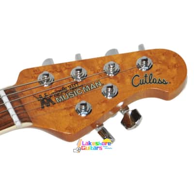 Ernie Ball Music Man Cutlass SSS Tremolo-2018-Sherwood Green ONE-OFF image 7