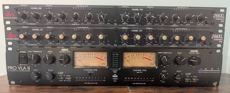 ART Pro VLA II 2-Channel Vactrol Compressor 2009 - Present - Black image 1