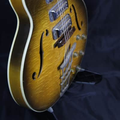 1960's Harmony H75 USA Made Vintage Maple Hollow-Body w/DeArmond & HSC image 4