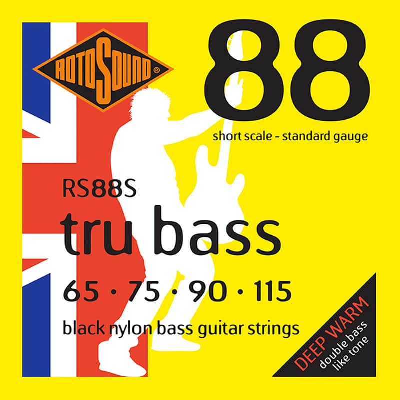 Rotosound RS88S Tru Bass 88 Nylon Tapewound Electric Bass Strings - Short Scale (65 - 115) image 1