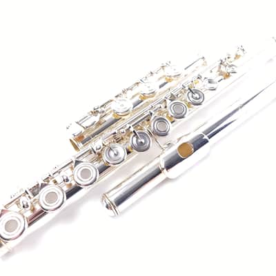Refurbished Di Zhao 700 (801 Silver Pre-Pro Step Up Flute B Foot Open Hole image 2