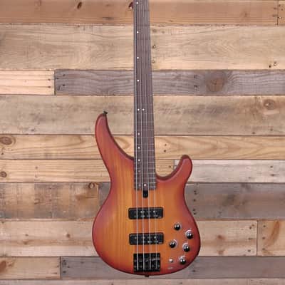 Yamaha TRBX504 Bass Guitar Brick  Burst image 4