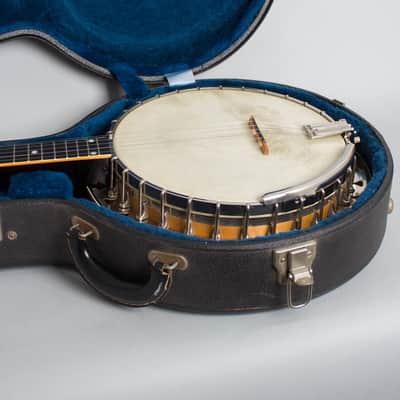 Vega  Little Wonder 5 String Resonator Banjo (1952), ser. #98678, black hard shell case. image 17