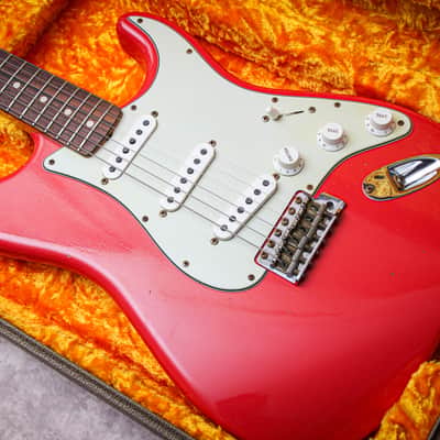 FENDER USA Custom Shop '63 Reissue Stratocaster Journeyman Relic "Fiesta Red" (2022) image 2