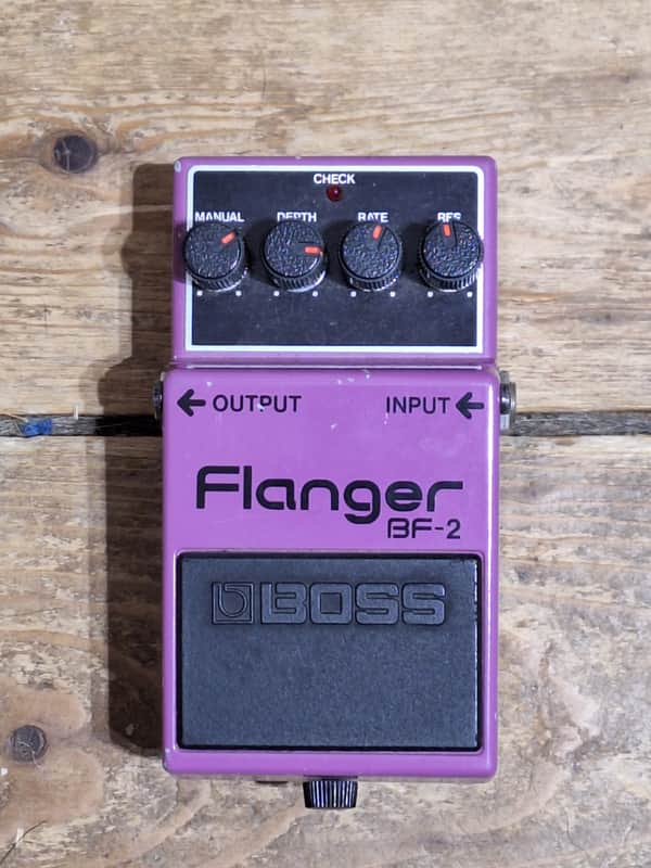 Boss BF-2 Flanger (Black Label) 1980 - 1984 - Purple image 1