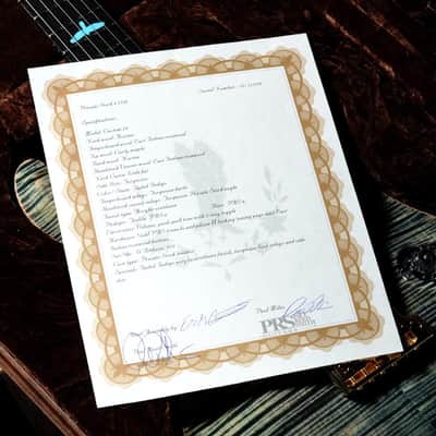 Paul Reed Smith Private Stock #5339 Custom 24 Korina Faded Indigo [215297] (07/10) image 2