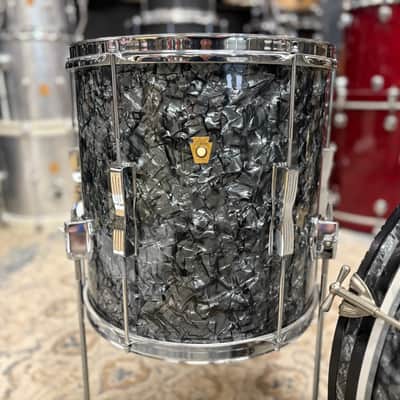 Ludwig Club Date 12-14-20 - 1960s - Black Diamond Pearl image 6