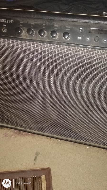 Line 6 Spider V240 guitar amp combo 2019 Black image 1