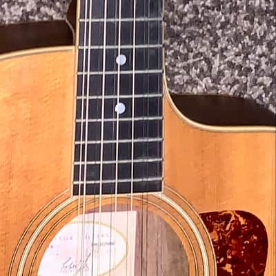 2003 Taylor 455 ce 12 string acoustic electric guitar made in the USA image 4