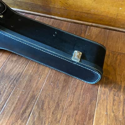 Vintage Gibson Chip Board Case Black with Red Interior image 5