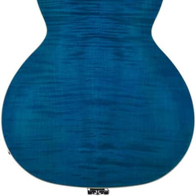 Hagstrom HSVVIKDL77 Electric Guitar, Tremar Viking Deluxe, Cloudy Seas image 4