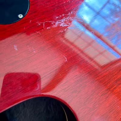 ALL ORIGINAL 2004 Gibson Les Paul Standard Plus in RARE Cayenne Finish image 4