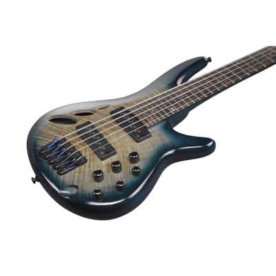 Ibanez Bass Workshop SRD905-CBS Cosmic Blue Starburst Low Gloss - 5-String Electric Bass image 6