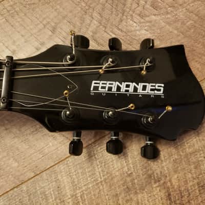 Rare Fernandes Vertigo Elite in Satin Black w/sustainer Pickup image 11