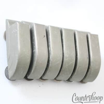*Leedy 6x Beavertail Bass/Floor Tom Drum Lugs Nickel Elkhart IN Vintage 40s/50s* image 2