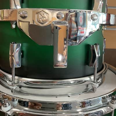 Noble&Cooley CD Maple 5Pc Drum Set 2025 - GREEN STAIN BLACK BURST image 7