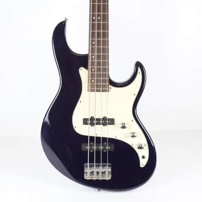 Early 2000's Silvertone Midnight Purple Indigo Jazz Bass J-Style Bass ~Rosewood Fretboard~ image 1