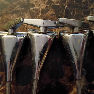 Remo Quadra Bass Drum Tension Rods and claws 80s image 5