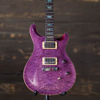 Wolf 200Q (Quilted Maple Top) Purple Electric Guitar image 2