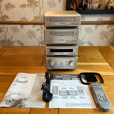 Technics SE-HD350 Stack - Amplifier, CD Player, Cassette Deck, Tuner - SERVICED image 5