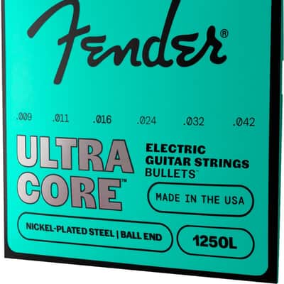 Fender 1250L Ultracore Electric Guitar Strings, NPS, Ball End, Light 9-42 image 2