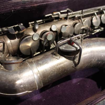 Cleveland Musical Instruments Vintage Silver Plated Model American Standard Alto Saxophone image 2
