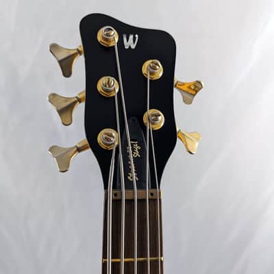 WARWICK Germany Streamer Stage I Broadneck 5-String Bass - Flamed Maple Neck-Through, Rare 20mm String Spacing image 7
