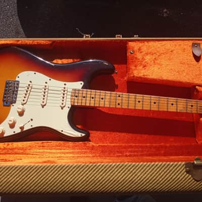 2016 NOS Fender Custom Shop 1958  Journeyman Relic Stratocaster in Chocolate 3 Tone Sunburst image 8
