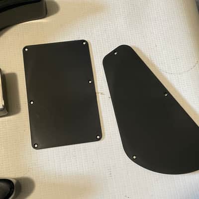 2000's Japan Jackson DKMG Dinky Black Flame Guitar Body Floyd Ready image 2