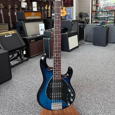 Ernie Ball Music Man Stingray 5 HH Special 2026 - Pacific Blue Burst image 2