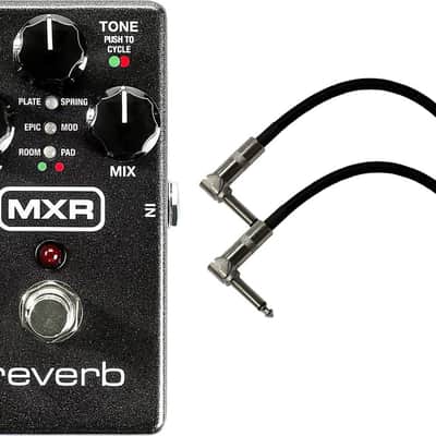 MXR M300 Reverb Pedal w/ 2 Patch Cables image 6