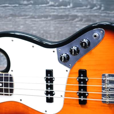 Fender Standard Jazz Bass Custom Shop Pickups Brown Sunburst Electric Bass image 7