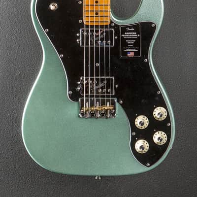 Fender American Professional II Telecaster Deluxe - Mystic Surf Green w/Maple image 7