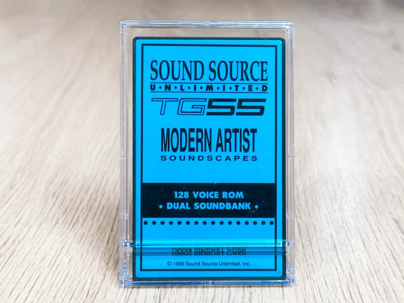 Yamaha TG55 | ROM Card | Sound Source Unlimited | TG502 | Modern Artist // RARE!! image 1