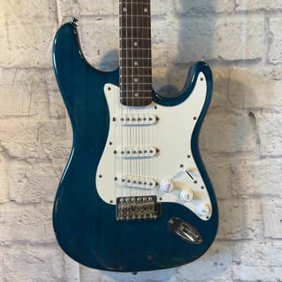 J Reynolds S Style Turquoise Electric Guitar image 1