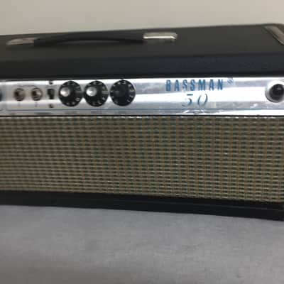 Fender Bassman 50 2-Channel 50-Watt Guitar Amp Head 1972 - 1976 - Silverface image 7