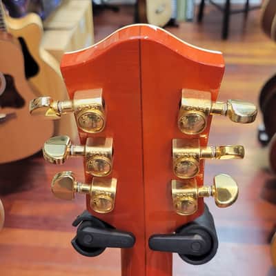 Gretsch G6120 Chet Atkins MIJ Made in Japan Hollow Body Electric with Hardshell case 2012 - Orange image 6