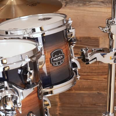 MAPEX ARMORY LIMITED EDITION 6 PIECE DRUM KIT, CARIBBEAN BURST, UK DRUM SHOW KIT image 15