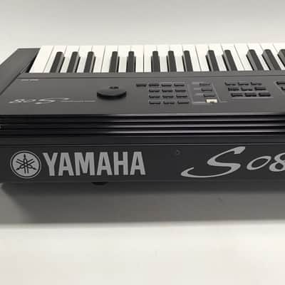Yamaha S08 88 Key Programmable Synthesizer Keyboard & Kaces III Wheeled Gig Bag image 15