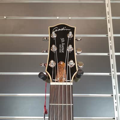 Godin 5th Avenue Kingpin Cognac Burst Left Handed 037728 image 2