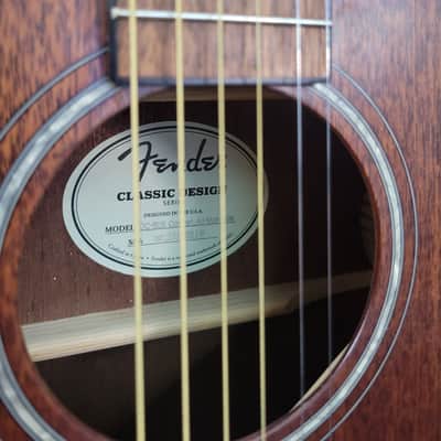 Fender CC-60S Concert Acoustic Guitar - 2023 - Natural image 7