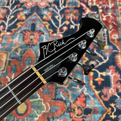 BC Rich NJ Series Warlock Bass w/DiMarzios Badass Bridge Nagoya Japan - 1985 image 3