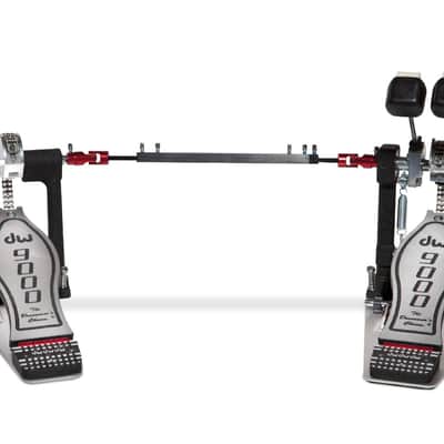 DW Drum Workshop DWCP9002 9000 Series Double Bass Drum Kick Pedal with Case image 3