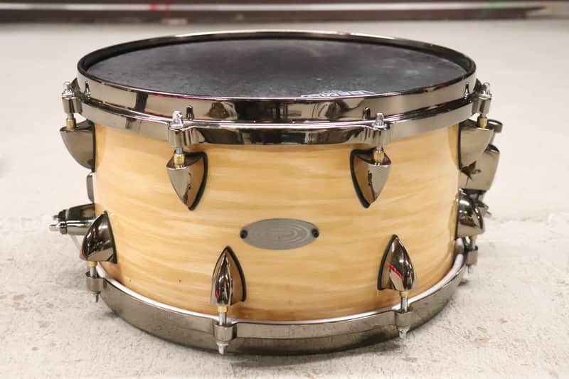 Orange County Drum & Percussion Maple Ash Snare Drum 7 x 13" Natural Gloss image 1