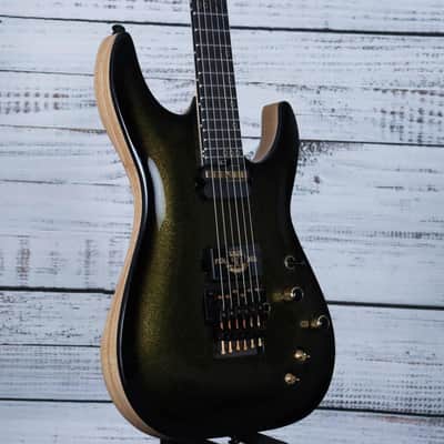 Schecter C-1 FR-S 50th Anniversary Electric Guitar w/Case | Gold Burst image 4