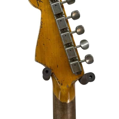 Fender Custom Shop Time Machine '63 Strat - Super Heavy Relic in Super Faded Aged Seafoam Green Over 3-Tone Sunburst image 7