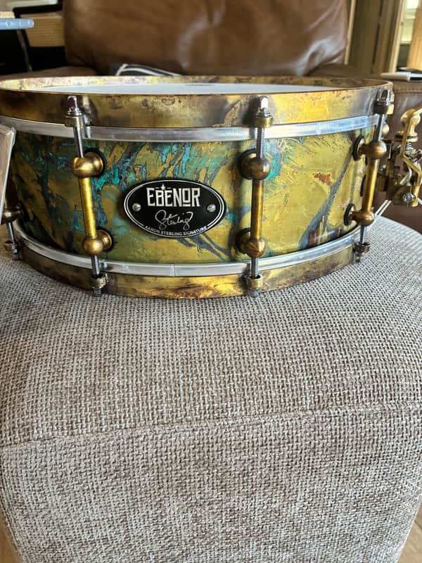 Ebenor Aaron Sterling Signature brass snare 5x14 2026 image 1