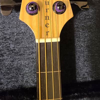 Rick Turner Custom Piezo Fretless Clear Burst image 14