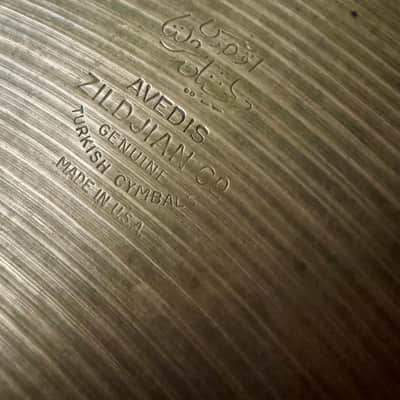 Zildjian 22" A. Zildjian '60s Stamp Ride Cymbal 1960s - Traditional image 4