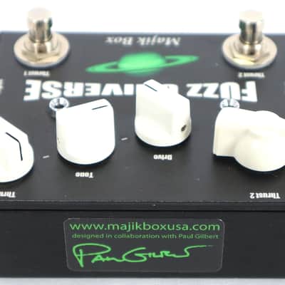 Majik Box Fuzz Universe Overdrive Boost Guitar Effect Pedal Paul
